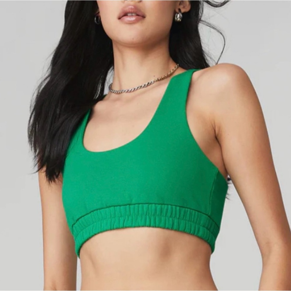 Alo Scoop Neck Sweatshirt Bra